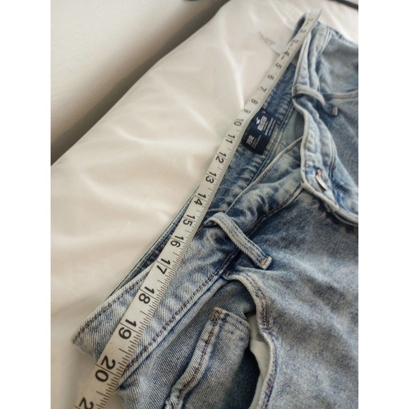 Hollister Jeans Mens 34 x 31 Light Wash Blue High Rise Vintage Baggy Distressed - Picture 4 of 9